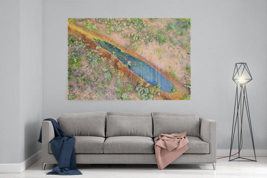 Dampier Peninsula Pond Abstract - Acrylic Print