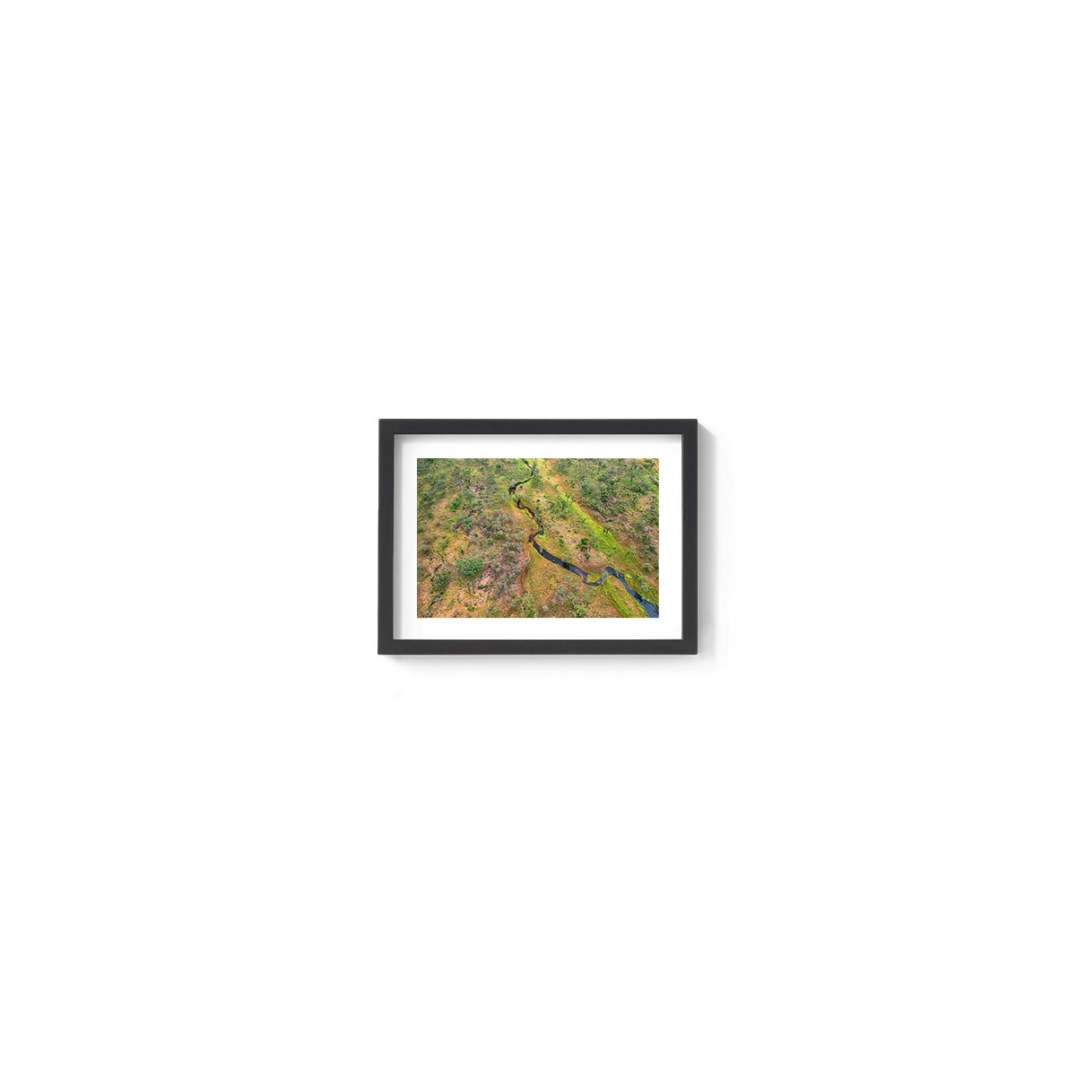 Dampier Peninsula Creek Abstract - Framed Print