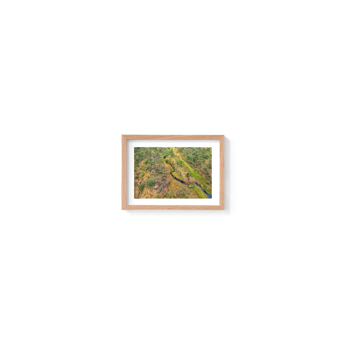 Dampier Peninsula Creek Abstract - Framed Print