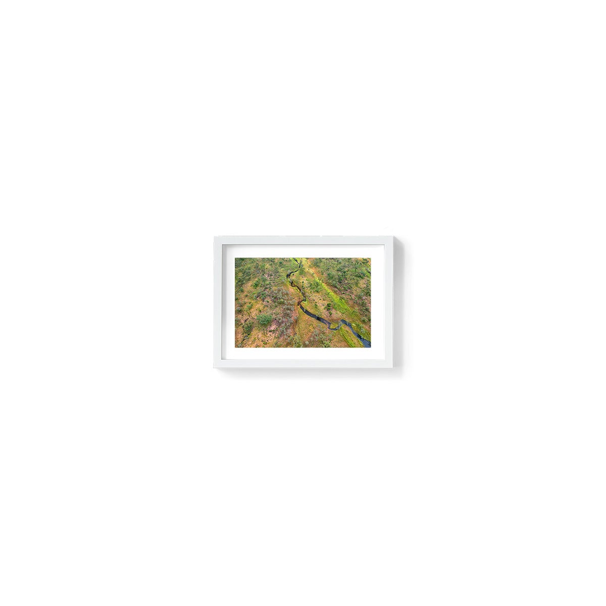 Dampier Peninsula Creek Abstract - Framed Print