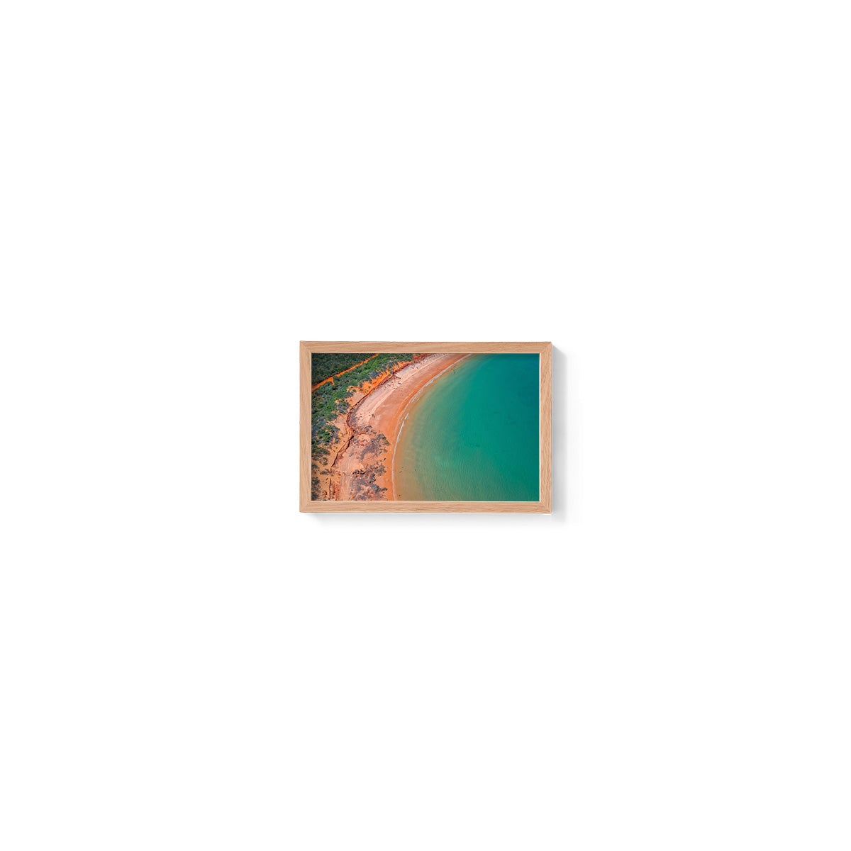 Riddell Beach Aerial, Lurujarri Walk - Framed Print