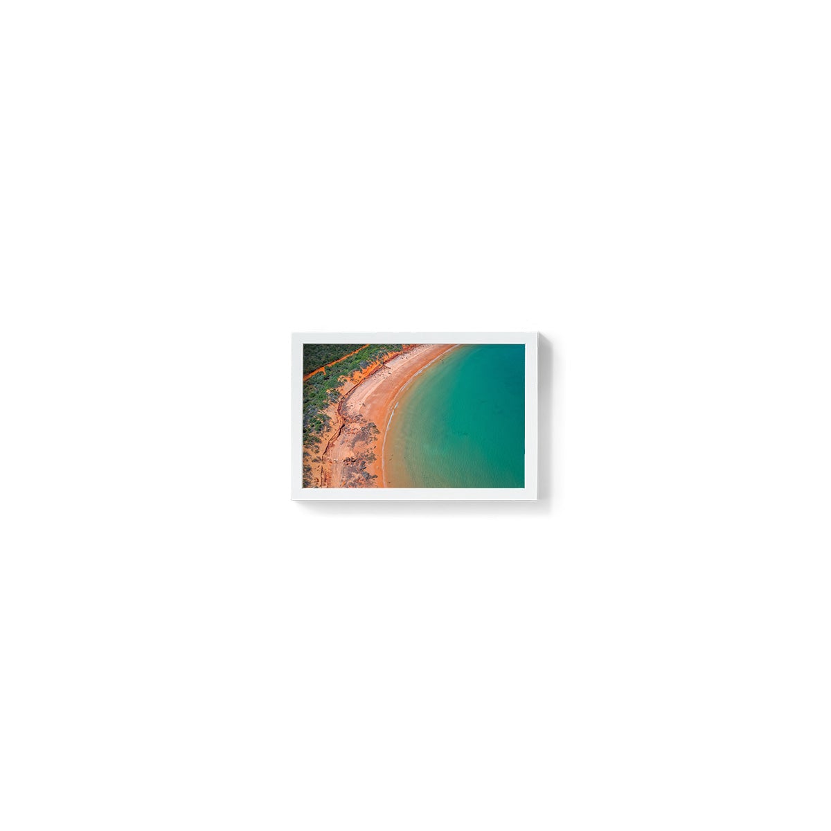 Riddell Beach Aerial, Lurujarri Walk - Framed Print