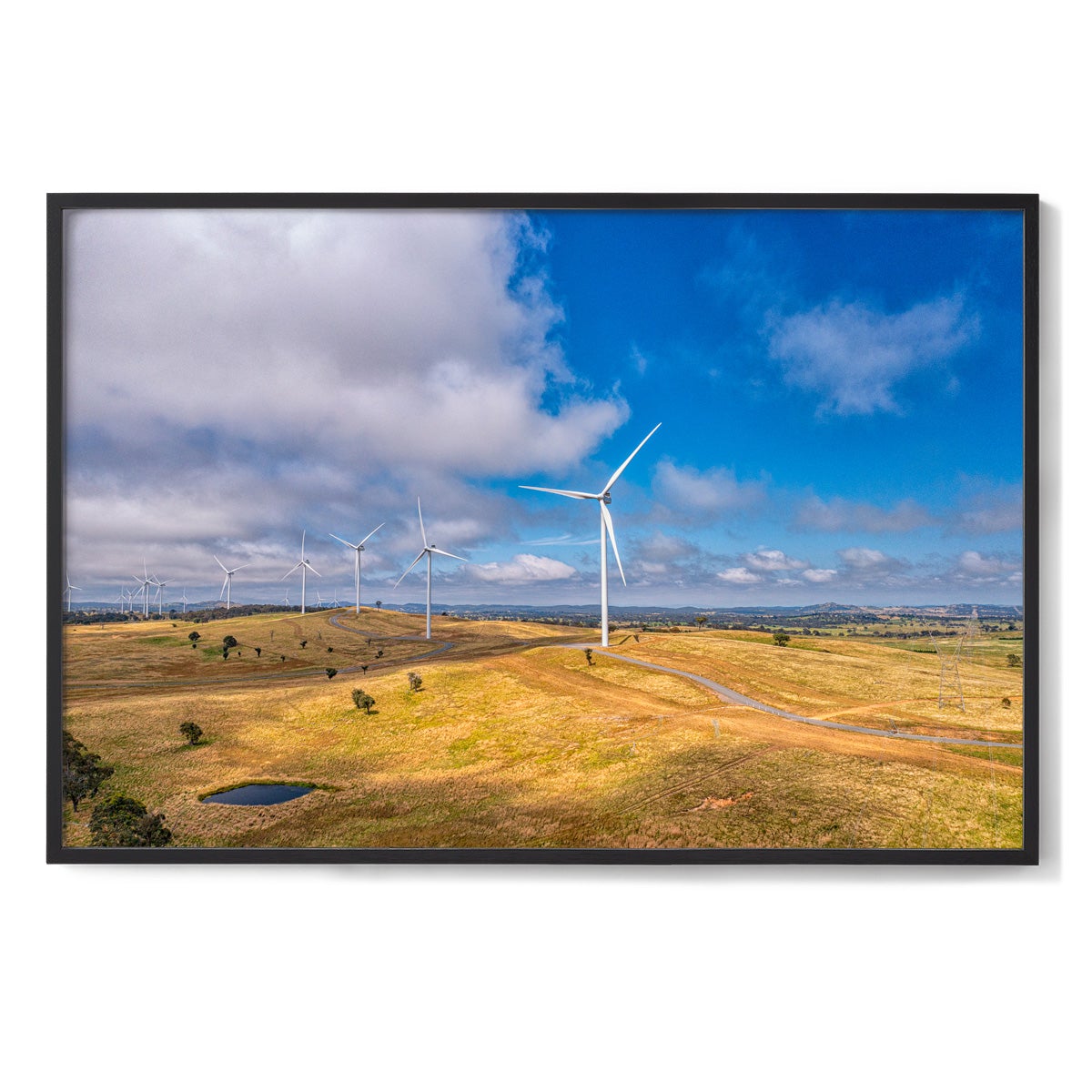 Cullerin Range Wind Farm - Framed Print