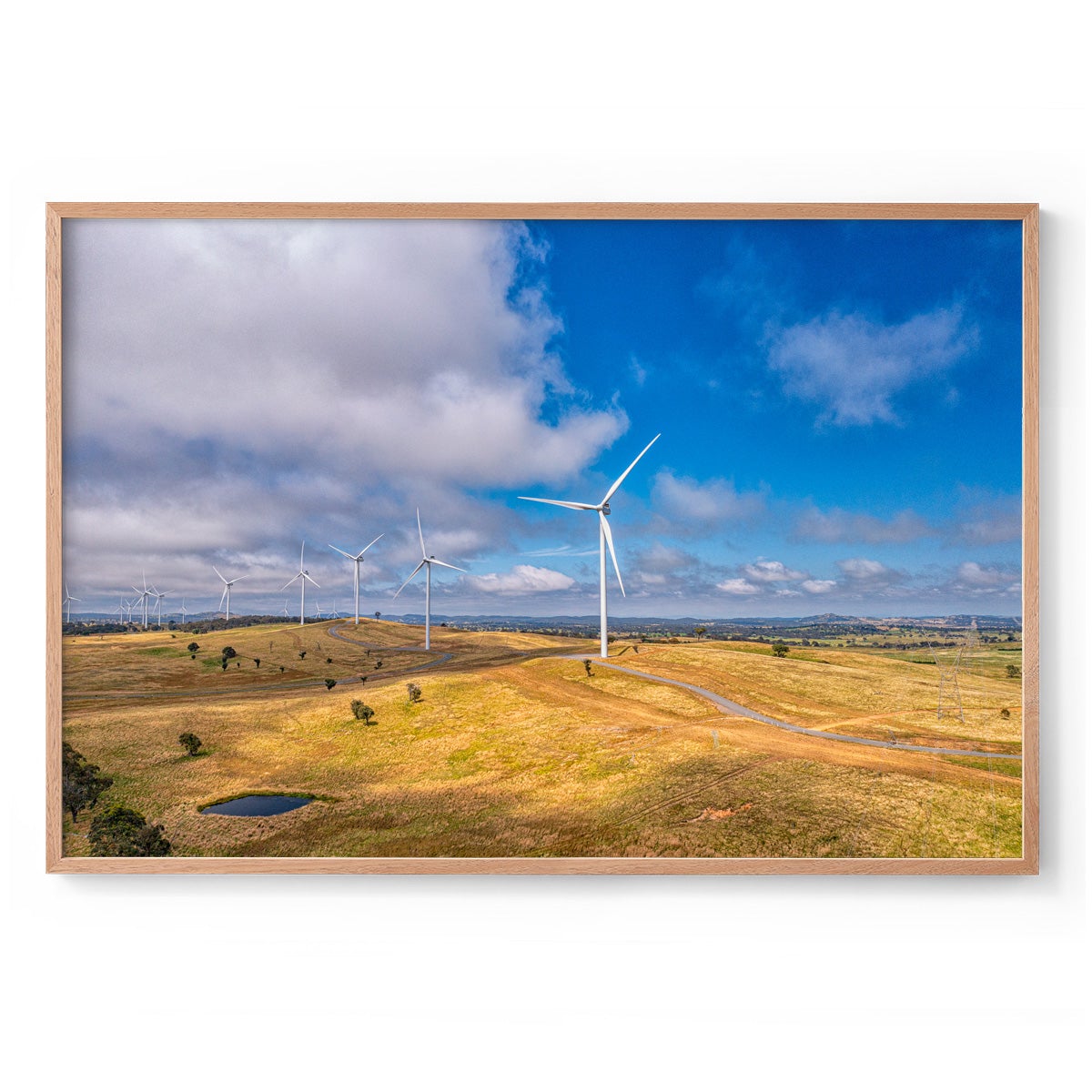 Cullerin Range Wind Farm - Framed Print