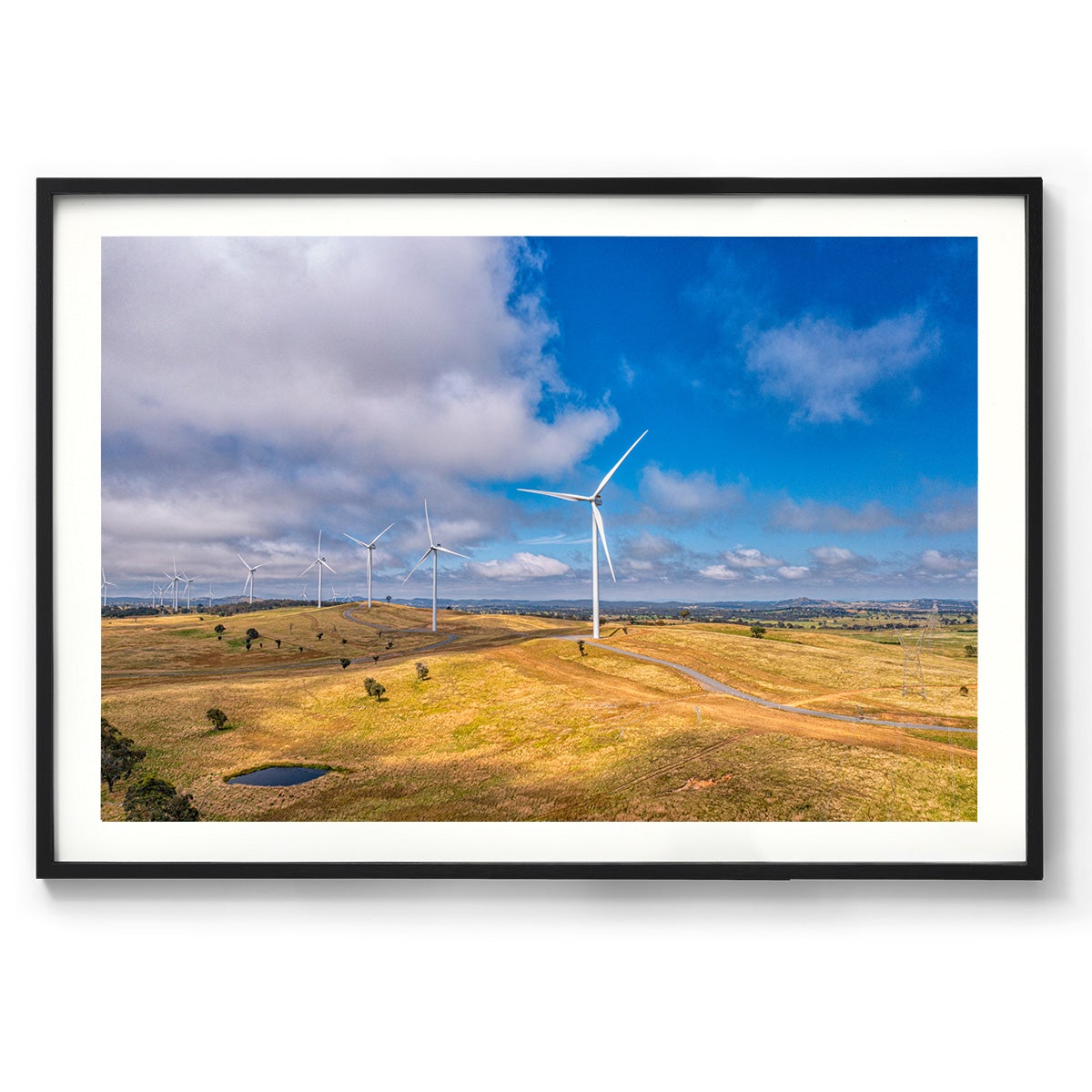 Cullerin Range Wind Farm - Framed Print