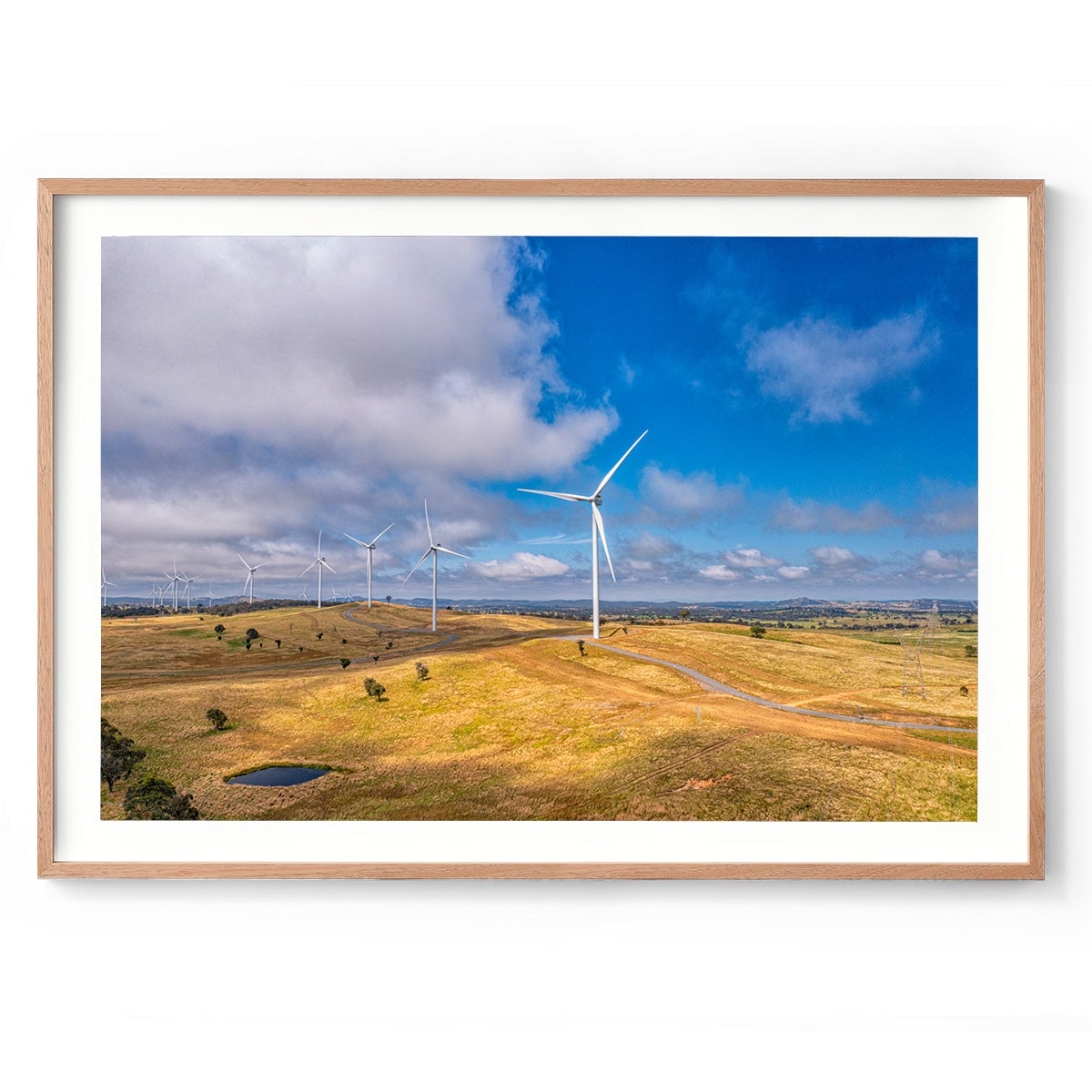 Cullerin Range Wind Farm - Framed Print