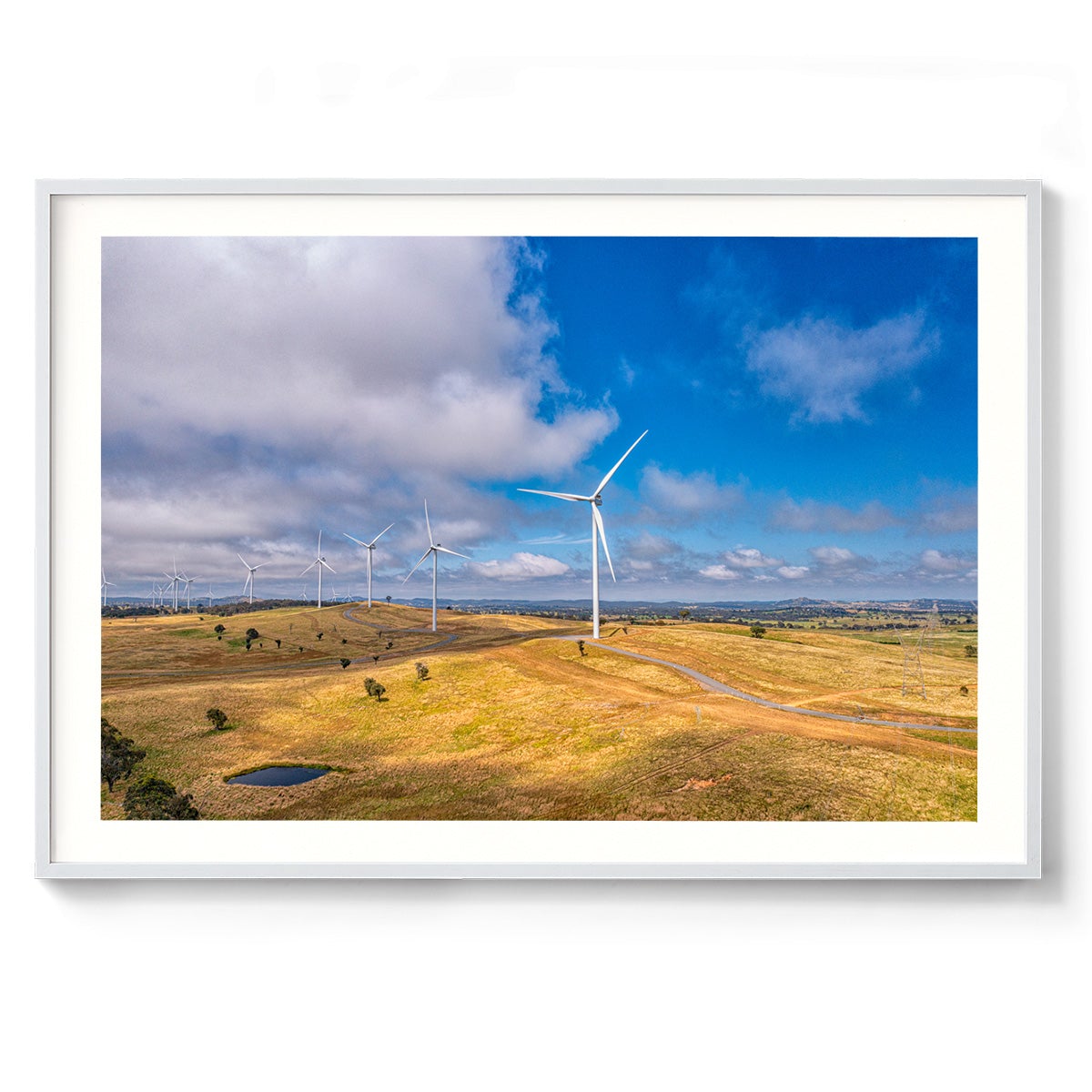 Cullerin Range Wind Farm - Framed Print