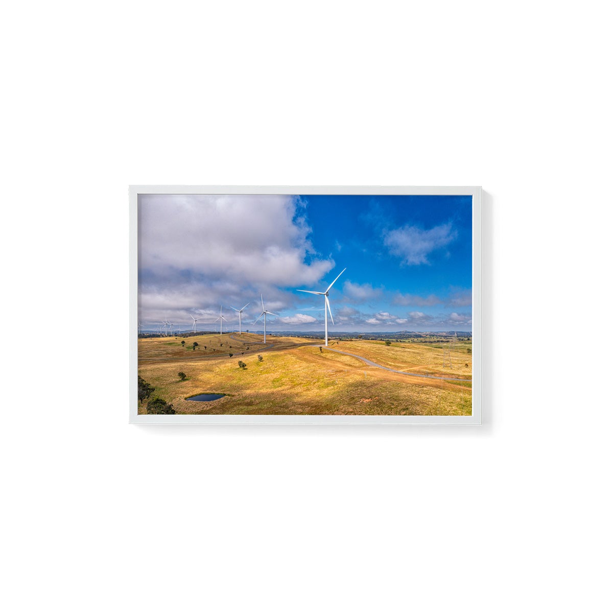 Cullerin Range Wind Farm - Framed Print