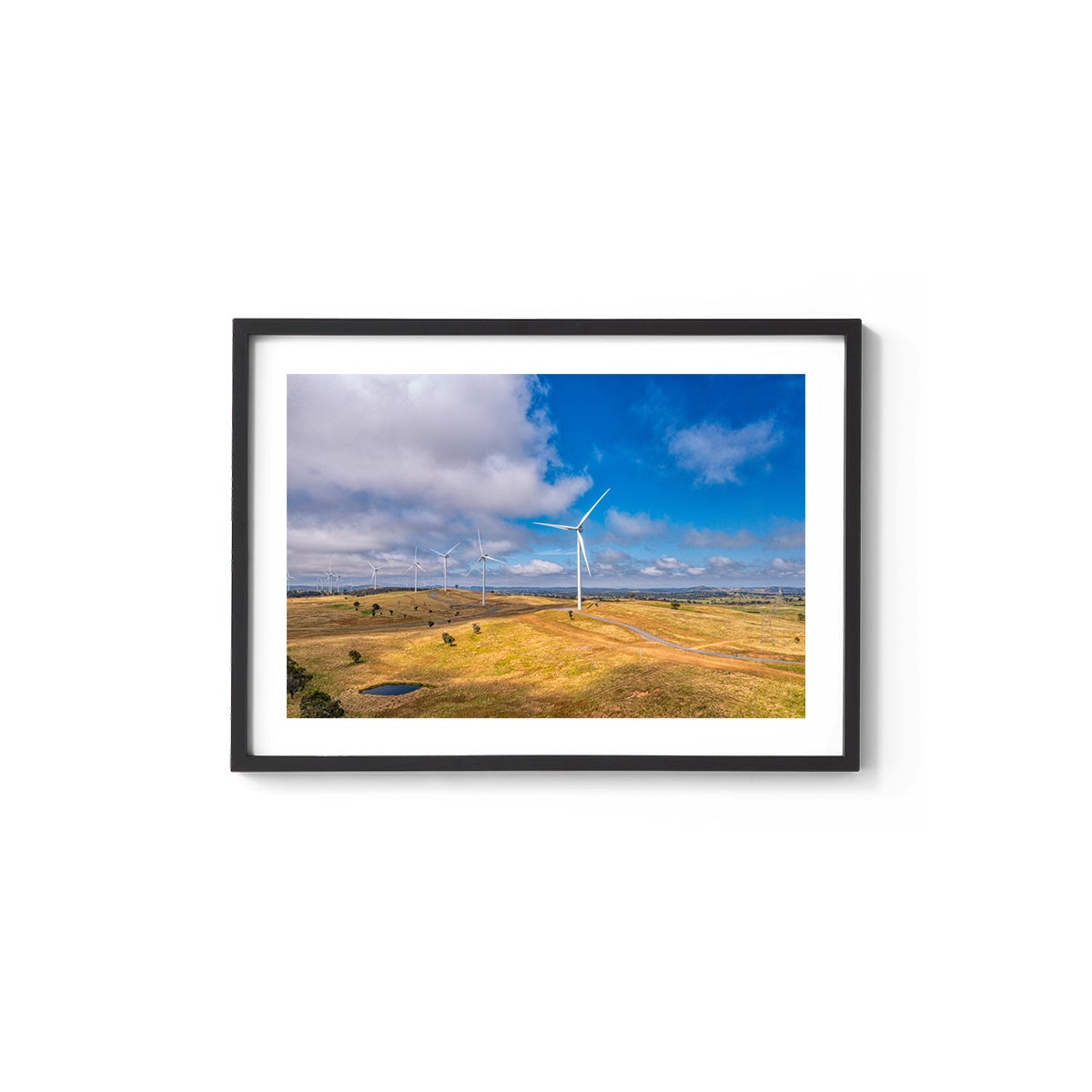 Cullerin Range Wind Farm - Framed Print