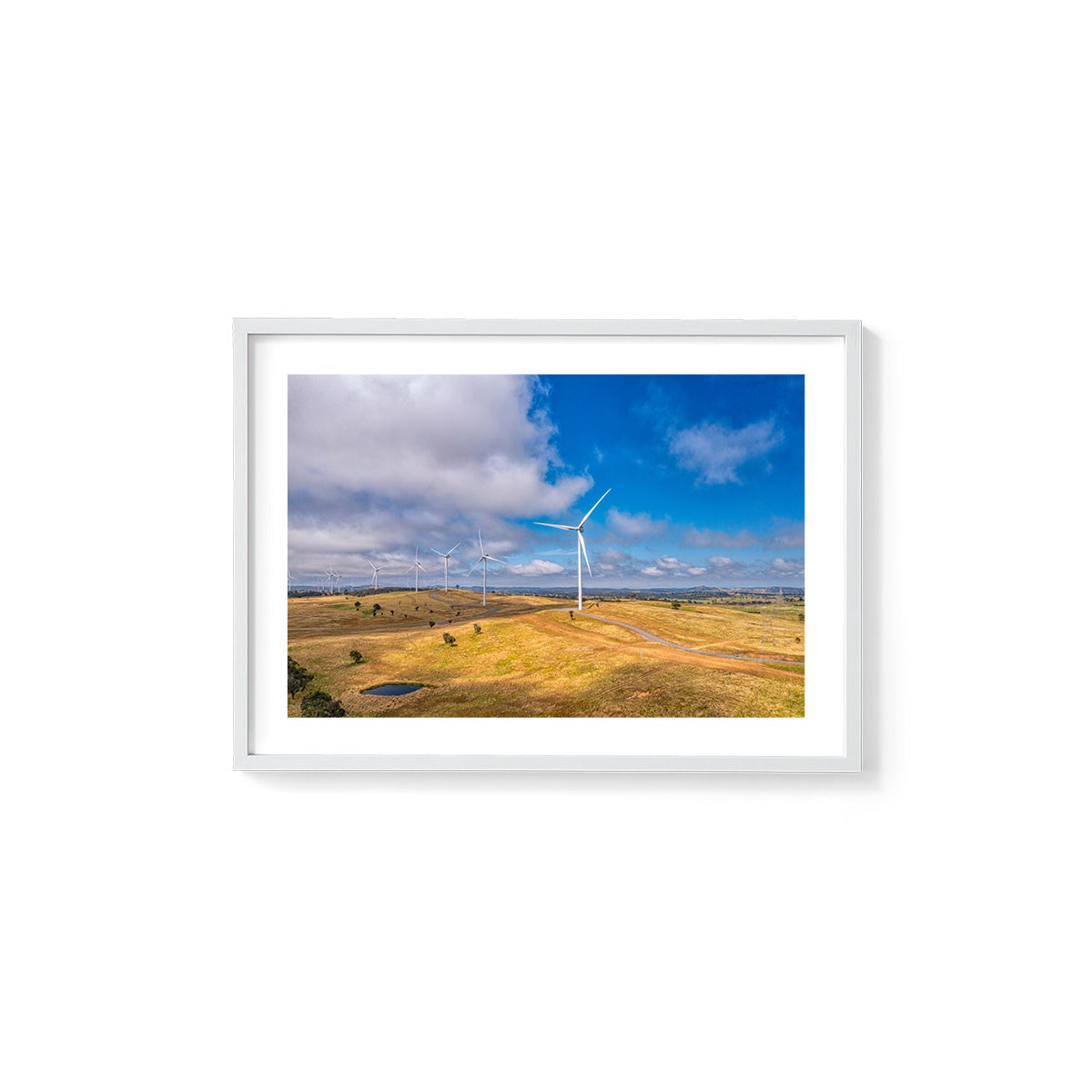 Cullerin Range Wind Farm - Framed Print