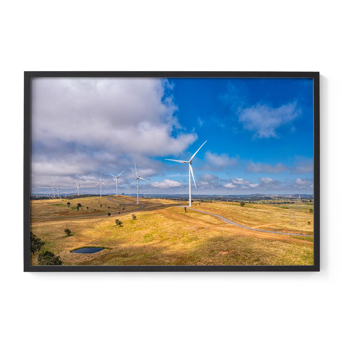 Cullerin Range Wind Farm - Framed Print