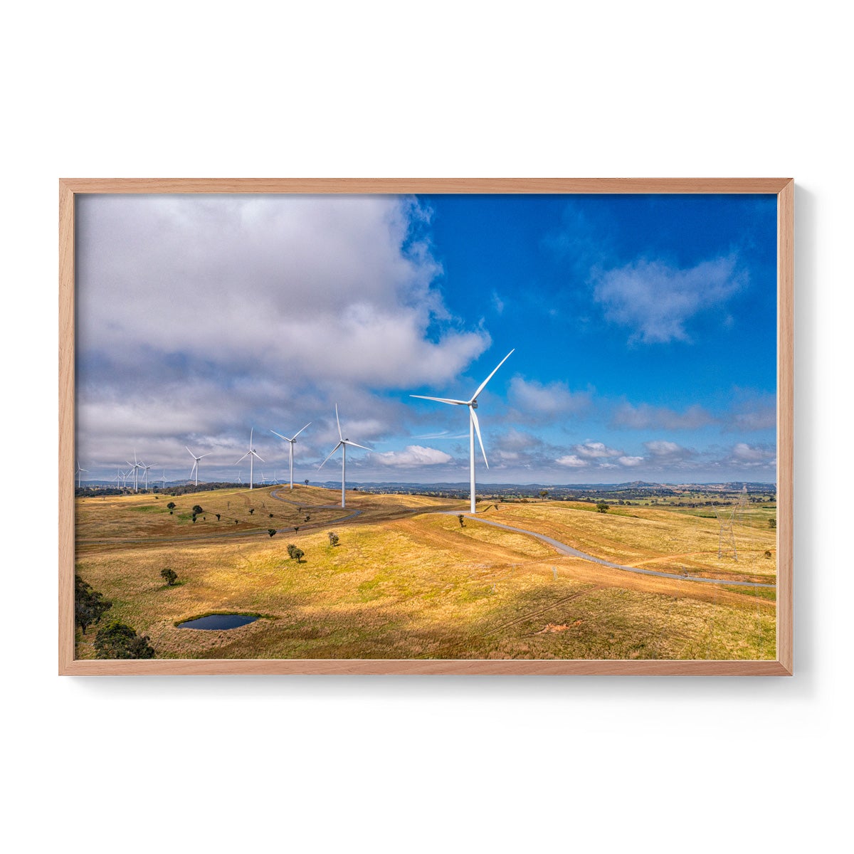 Cullerin Range Wind Farm - Framed Print