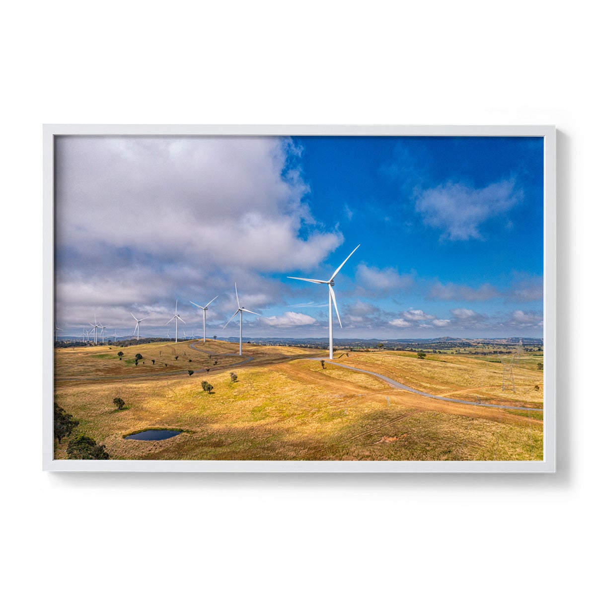 Cullerin Range Wind Farm - Framed Print