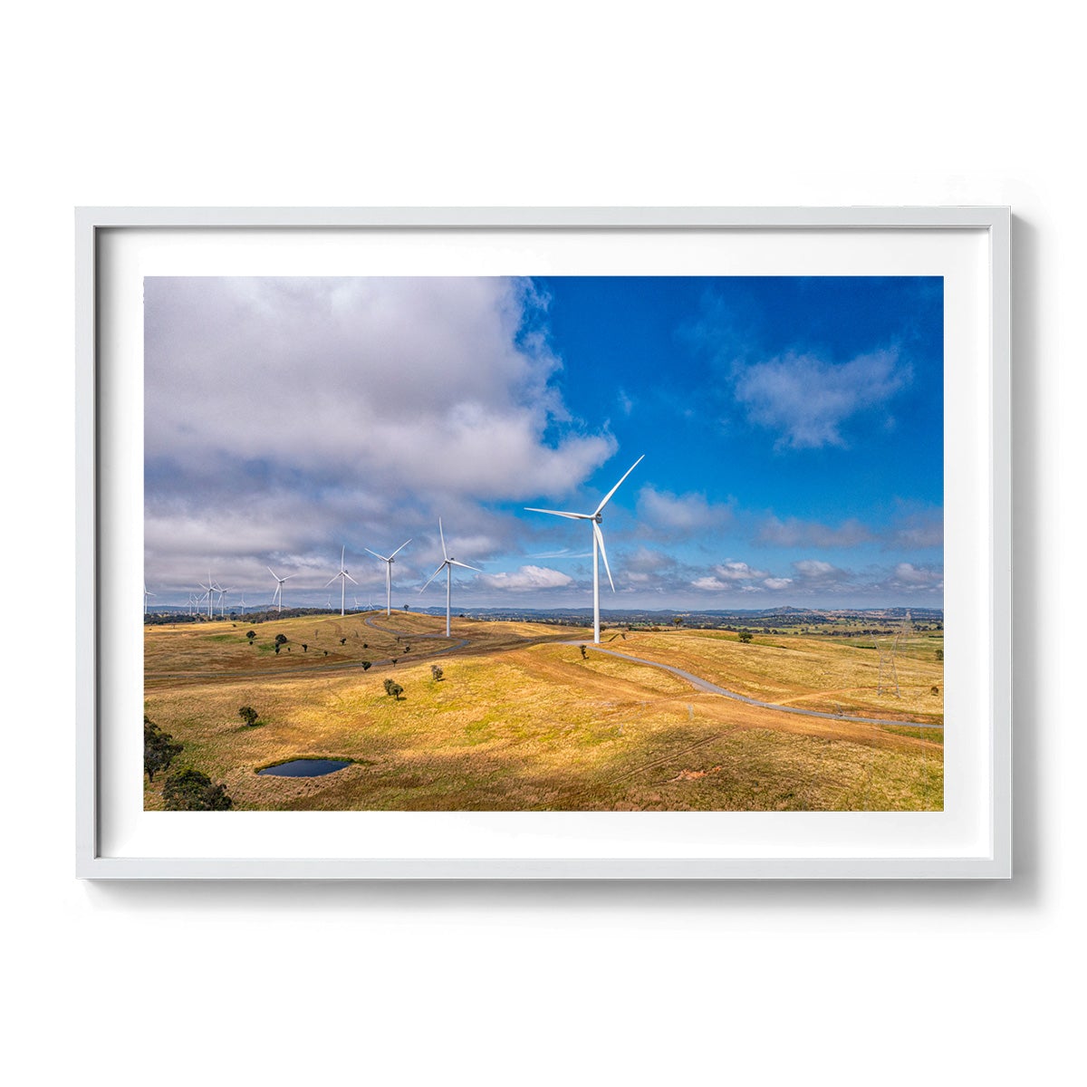 Cullerin Range Wind Farm - Framed Print