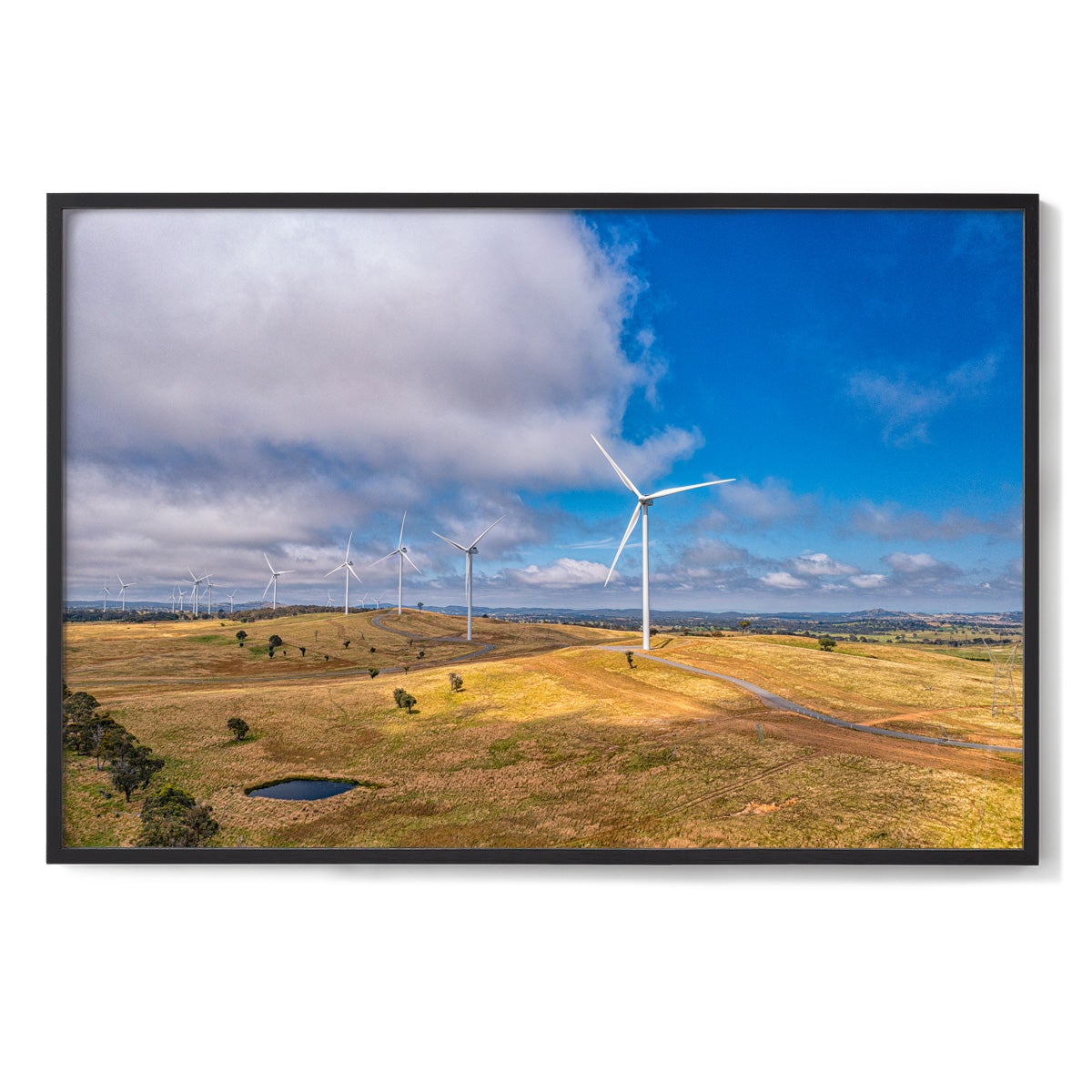 Cullerin Range Wind Farm #2 - Framed Print