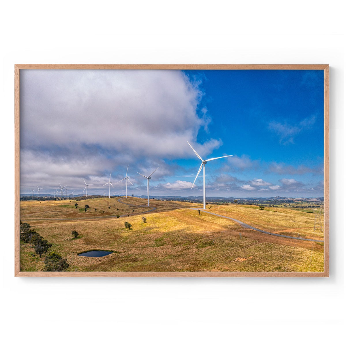 Cullerin Range Wind Farm #2 - Framed Print