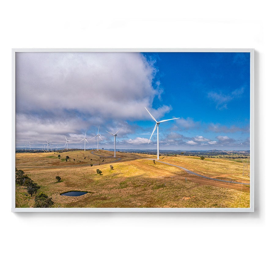 Cullerin Range Wind Farm #2 - Framed Print