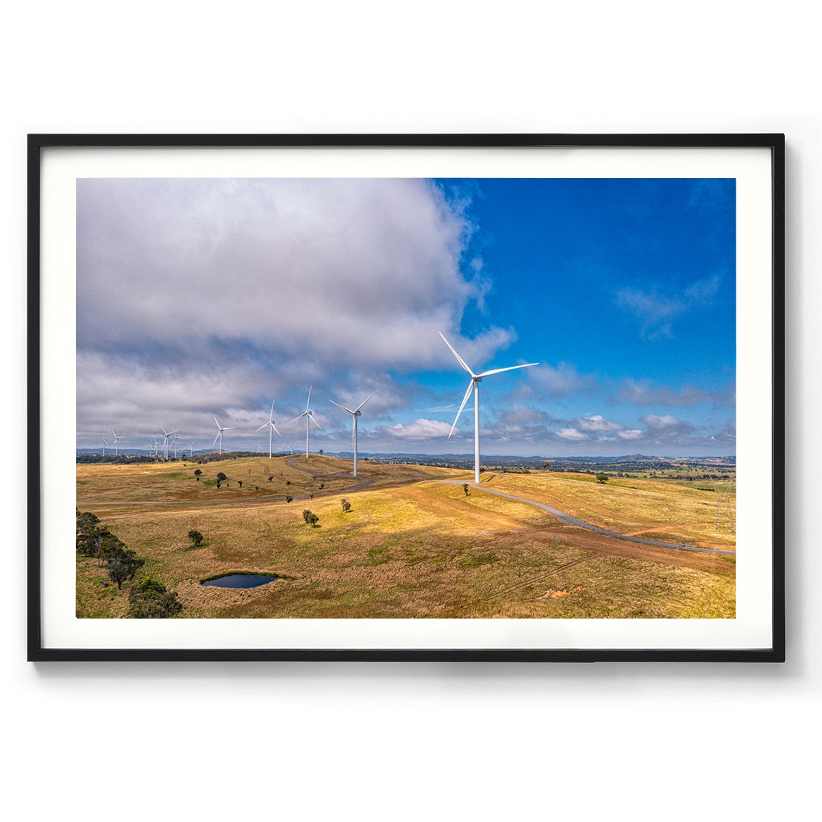 Cullerin Range Wind Farm #2 - Framed Print