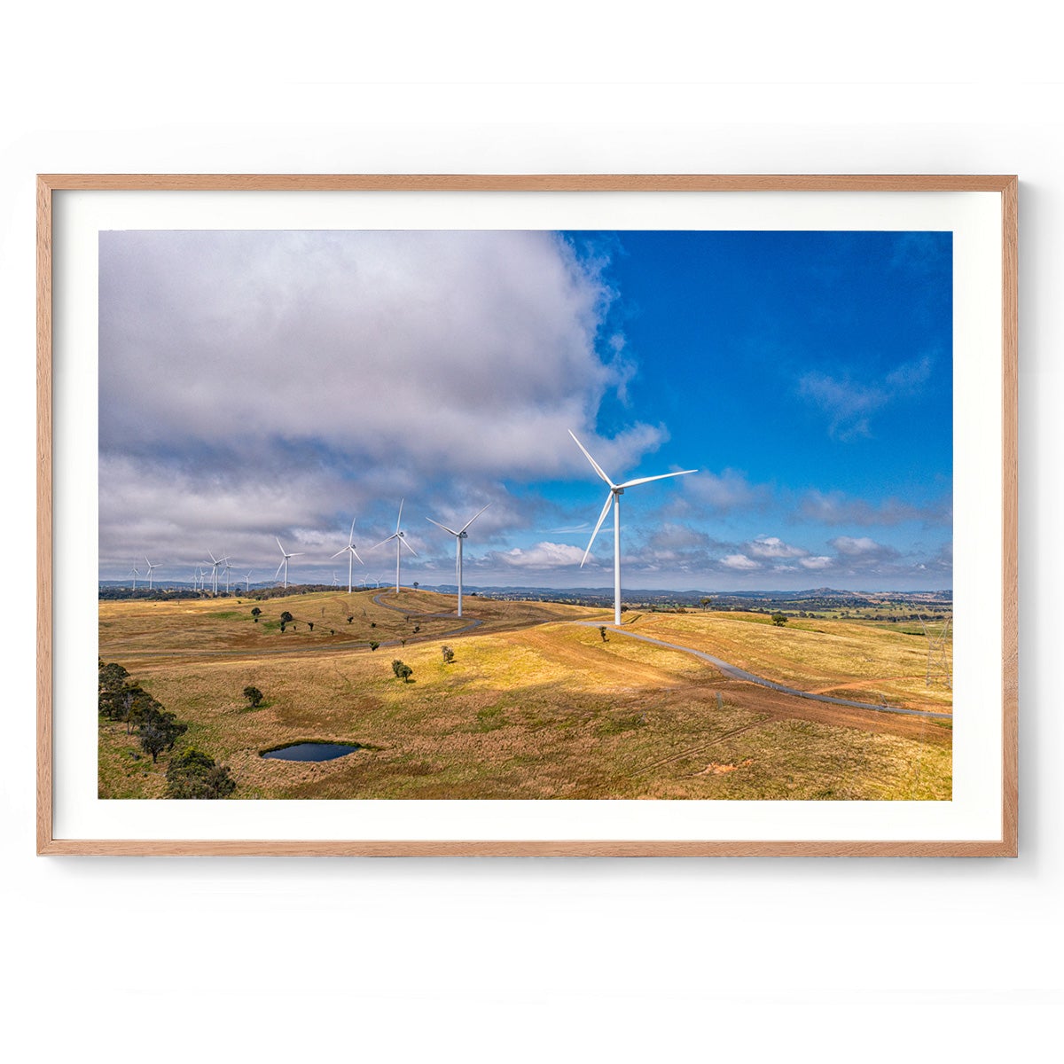 Cullerin Range Wind Farm #2 - Framed Print