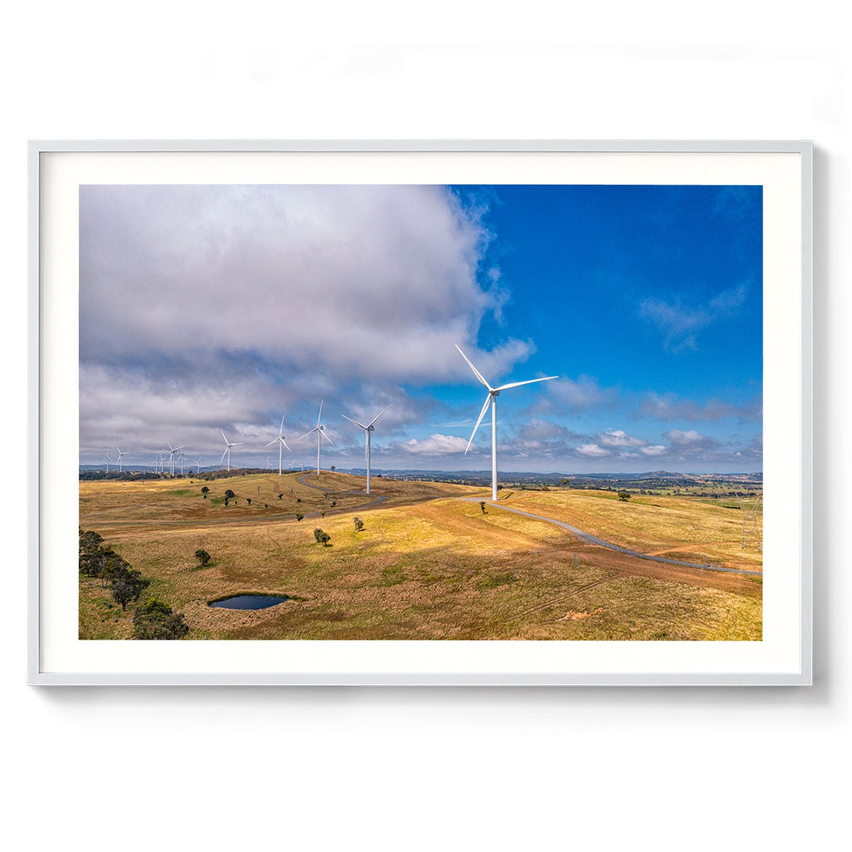 Cullerin Range Wind Farm #2 - Framed Print