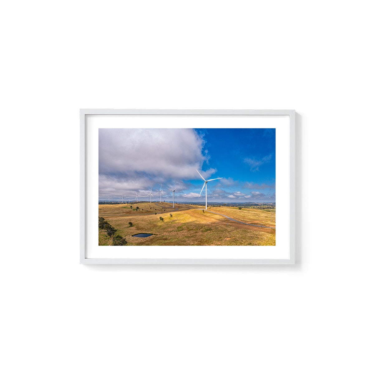 Cullerin Range Wind Farm #2 - Framed Print