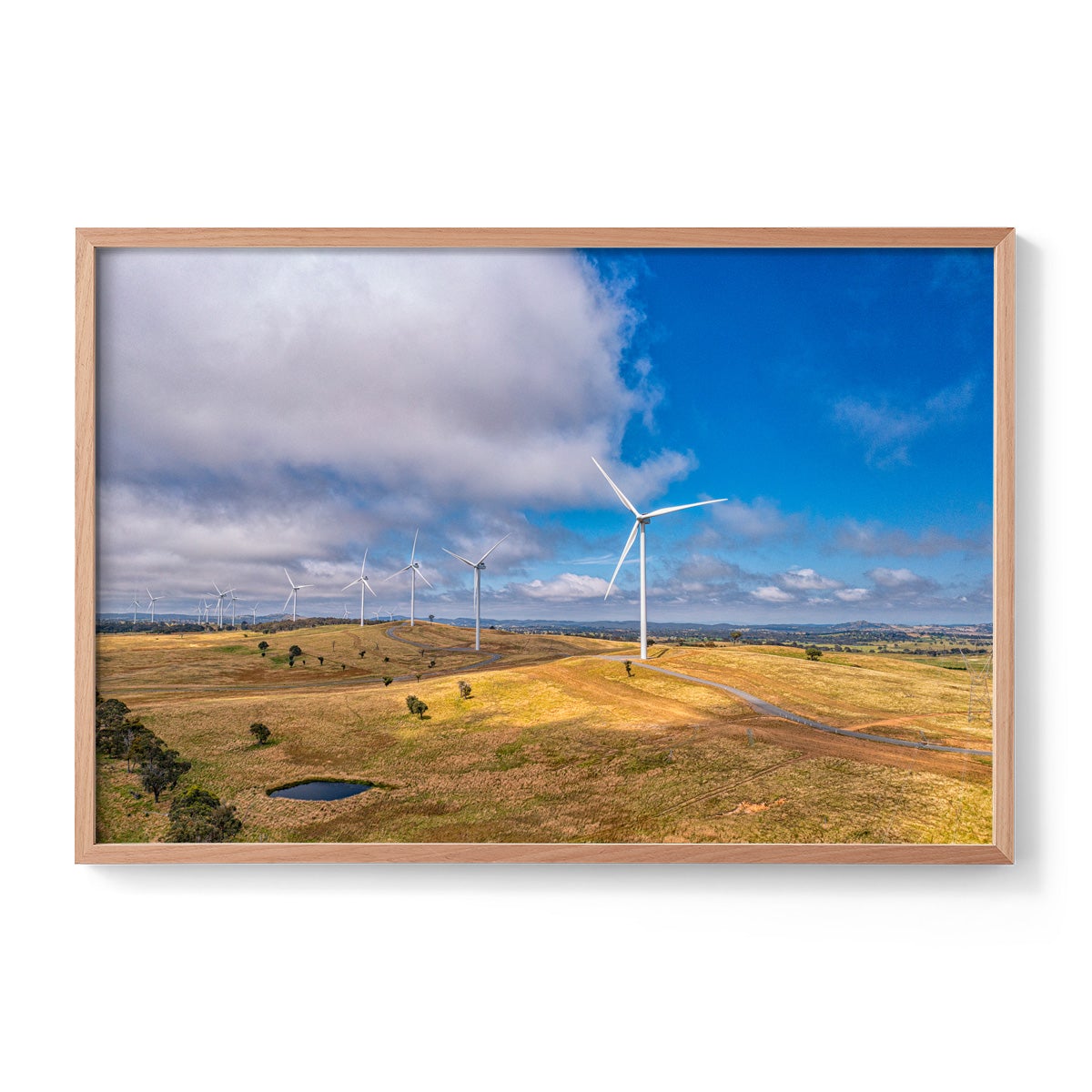 Cullerin Range Wind Farm #2 - Framed Print