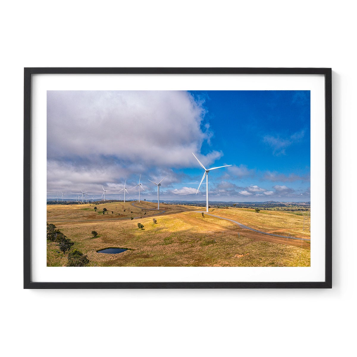 Cullerin Range Wind Farm #2 - Framed Print