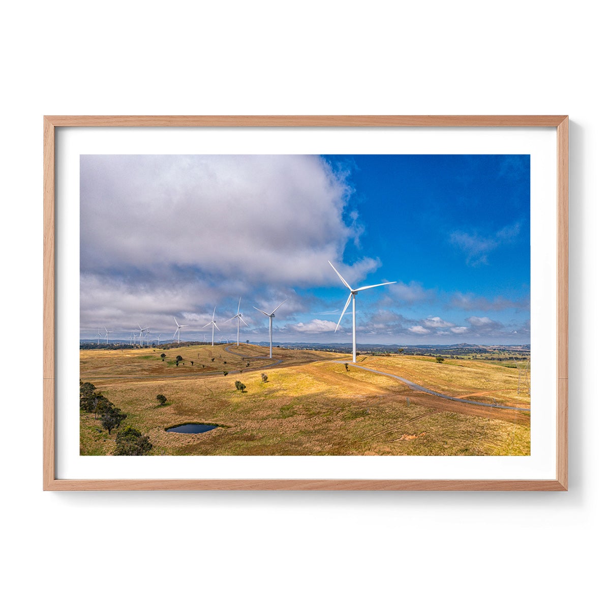 Cullerin Range Wind Farm #2 - Framed Print