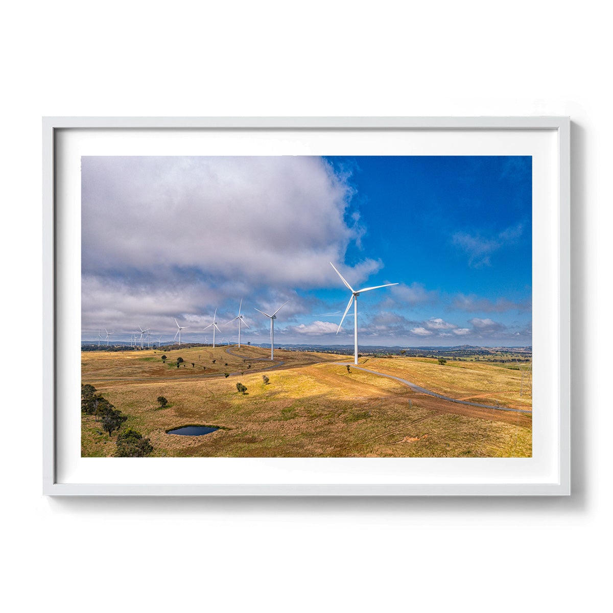 Cullerin Range Wind Farm #2 - Framed Print