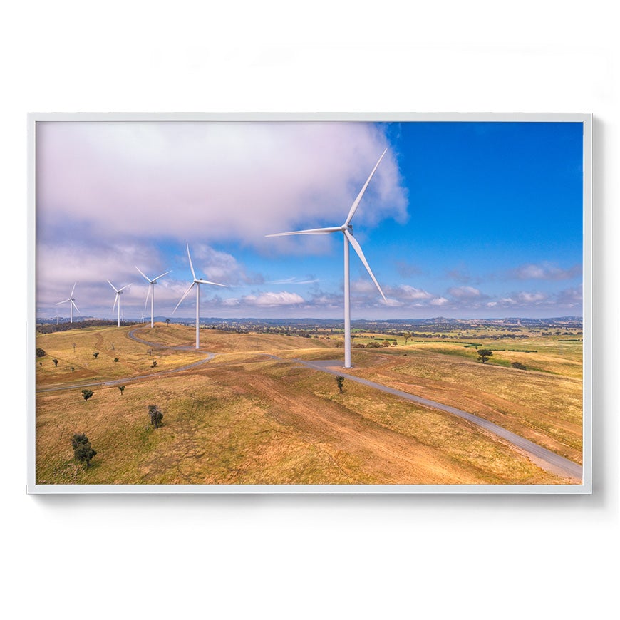 Cullerin Range Wind Farm #3 - Framed Print