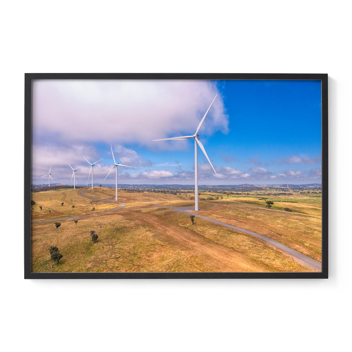 Cullerin Range Wind Farm #3 - Framed Print