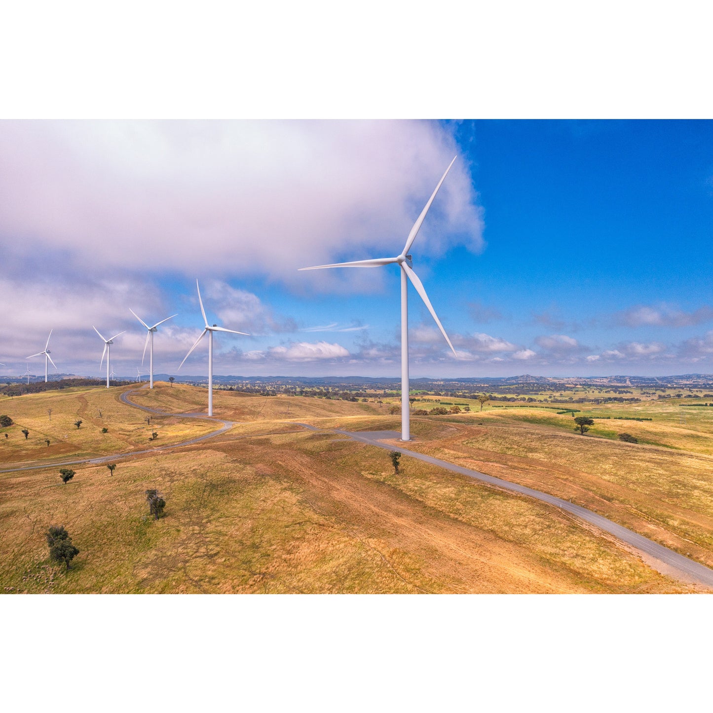 Cullerin Range Wind Farm #3 - Framed Print