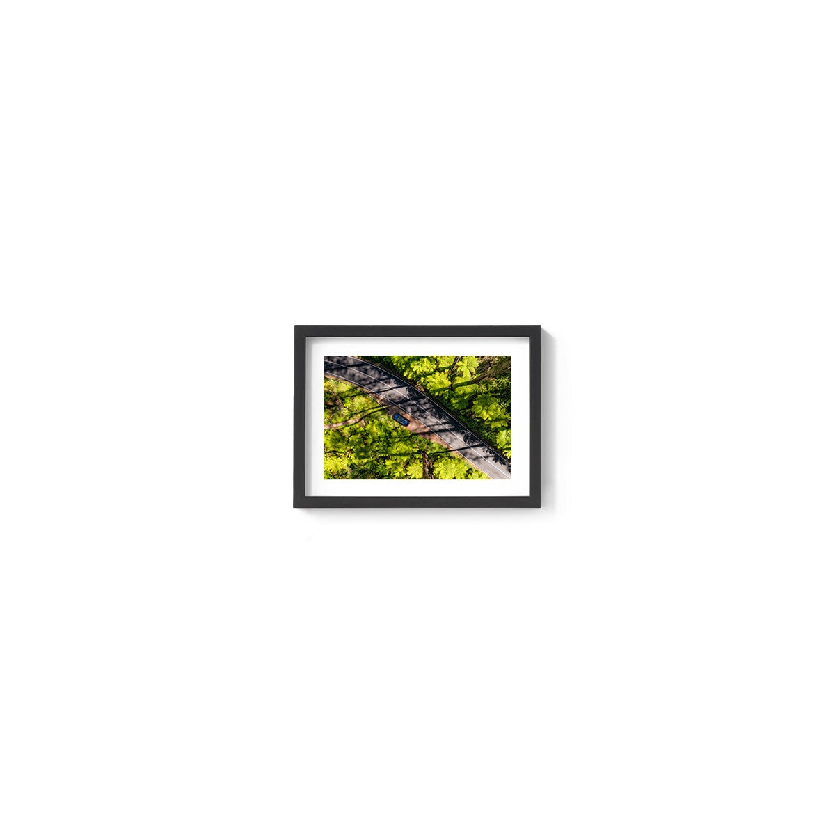 Black Spur Road - Framed Print