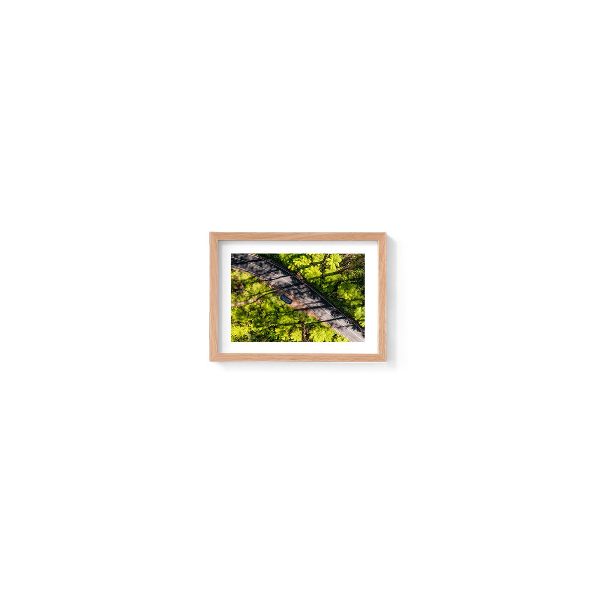 Black Spur Road - Framed Print