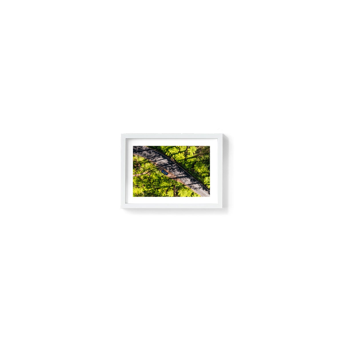 Black Spur Road - Framed Print