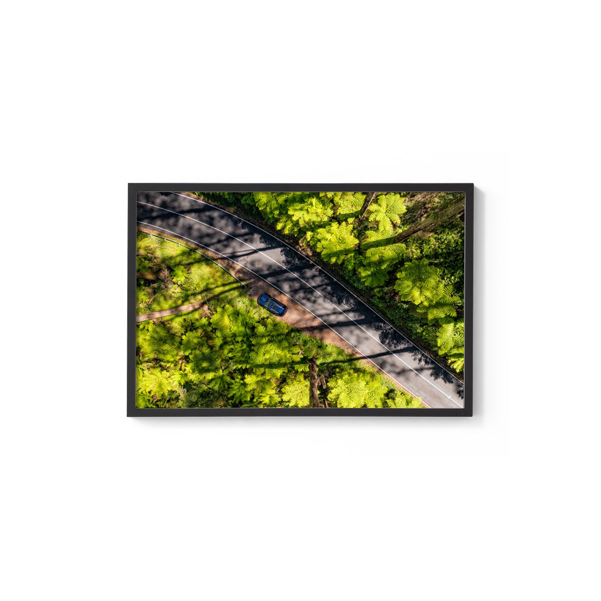 Black Spur Road - Framed Print