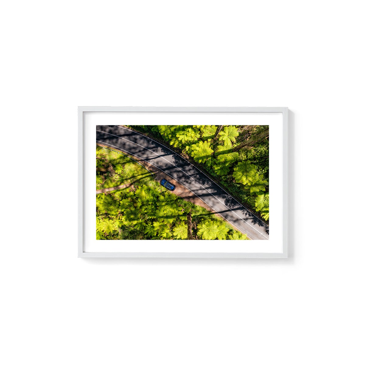 Black Spur Road - Framed Print