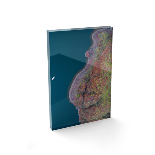 Lake Argyle Abstracts - Acrylic ICE Block