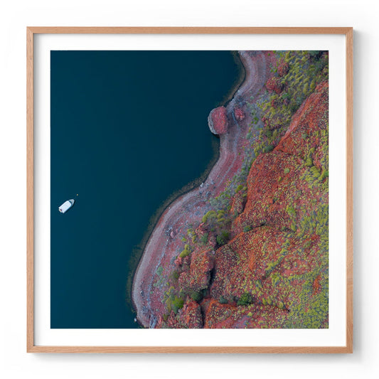 Lake Argyle Abstracts - Square Framed Print