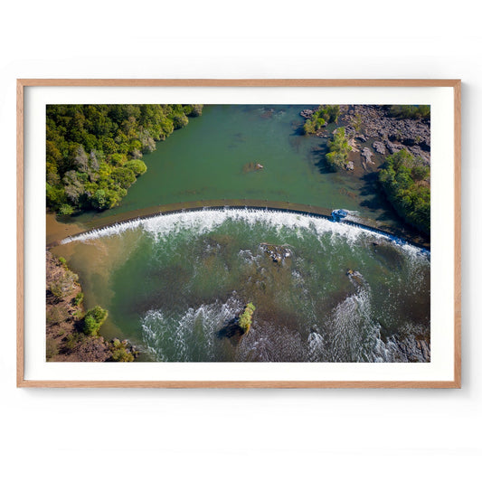 Landcruiser on Ivanhoe Crossing - Framed Print