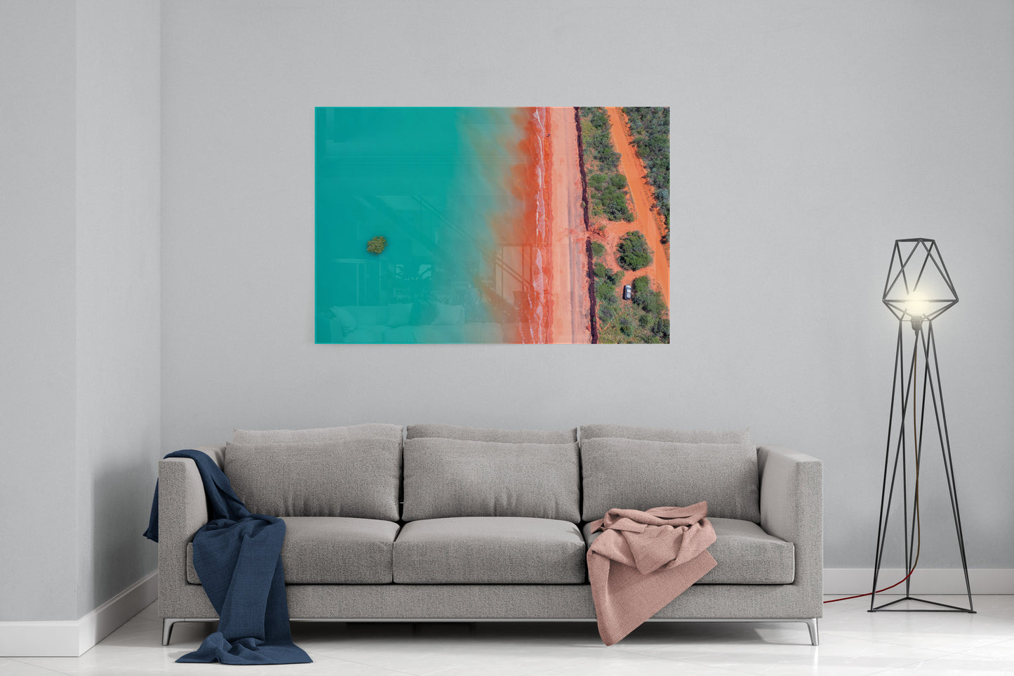 Roebuck Bay Aerial #3 - Acrylic Print