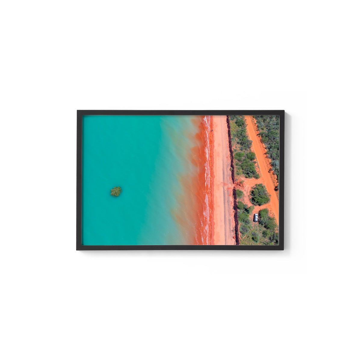 Roebuck Bay Aerial #3 - Framed Print