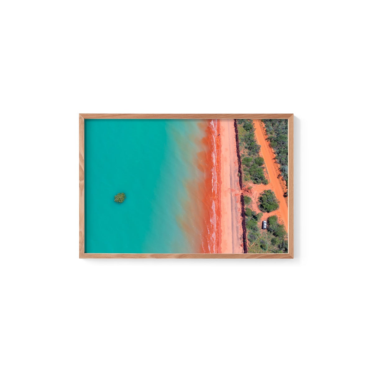 Roebuck Bay Aerial #3 - Framed Print