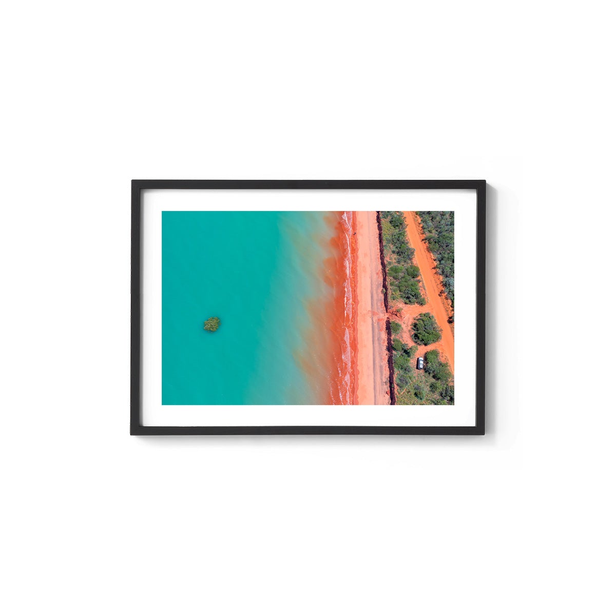 Roebuck Bay Aerial #3 - Framed Print