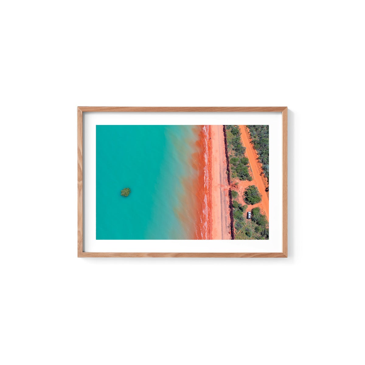 Roebuck Bay Aerial #3 - Framed Print