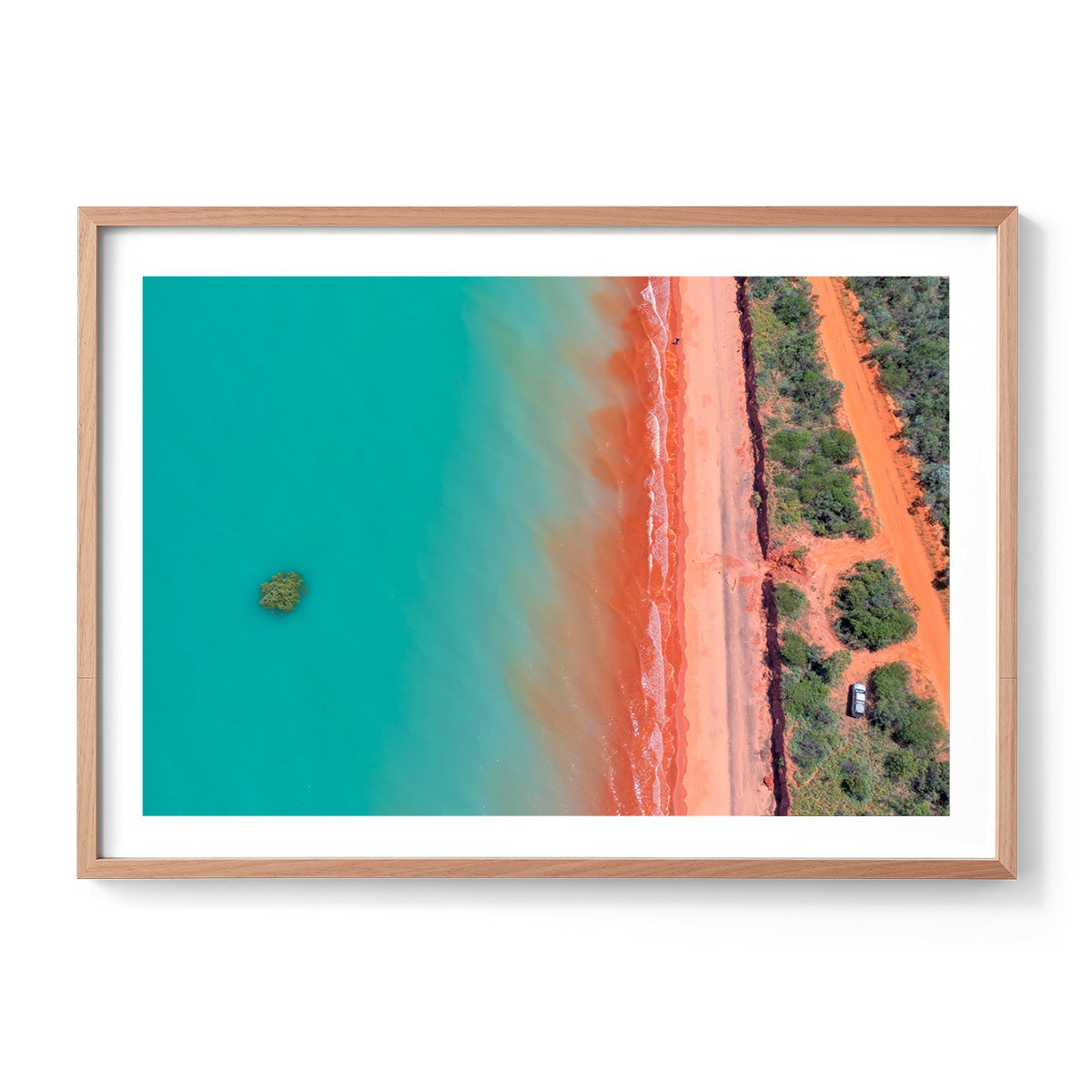 Roebuck Bay Aerial #3 - Framed Print