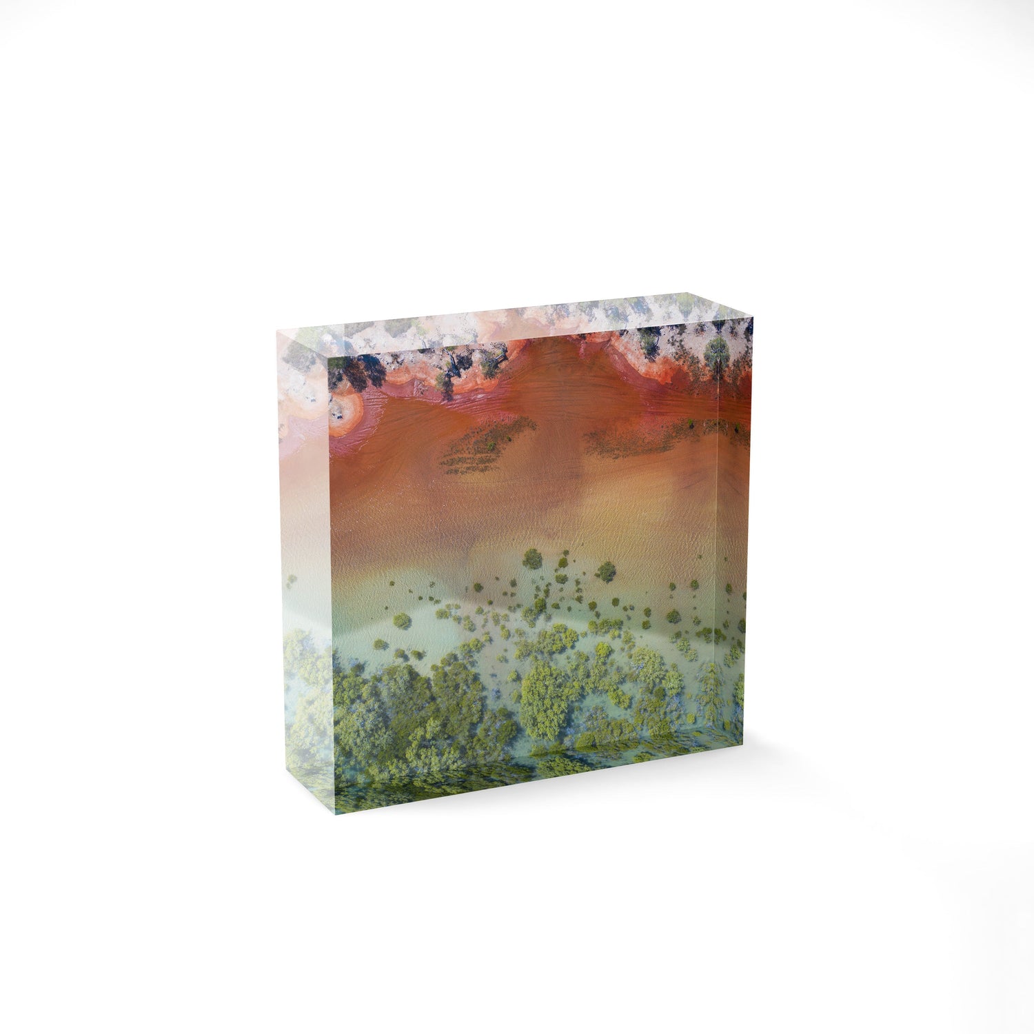 Barred Creek Colours #2 - Square Acrylic ICE Block