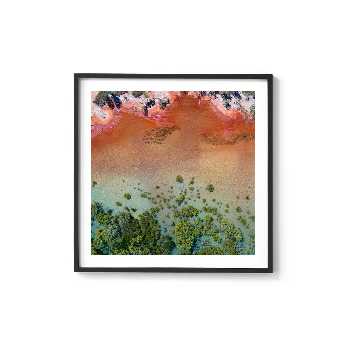 Barred Creek Colours #2 - Square Framed Print