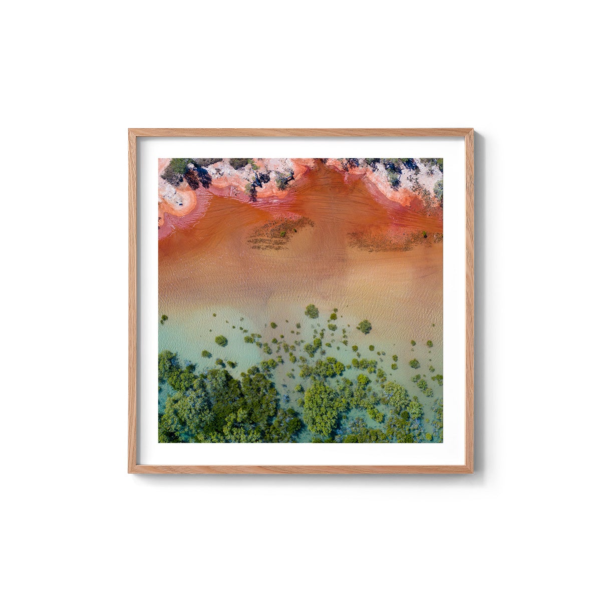 Barred Creek Colours #2 - Square Framed Print