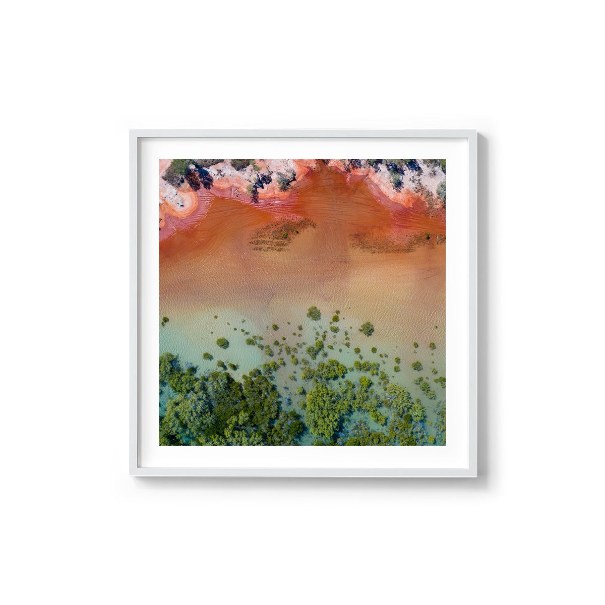 Barred Creek Colours #2 - Square Framed Print